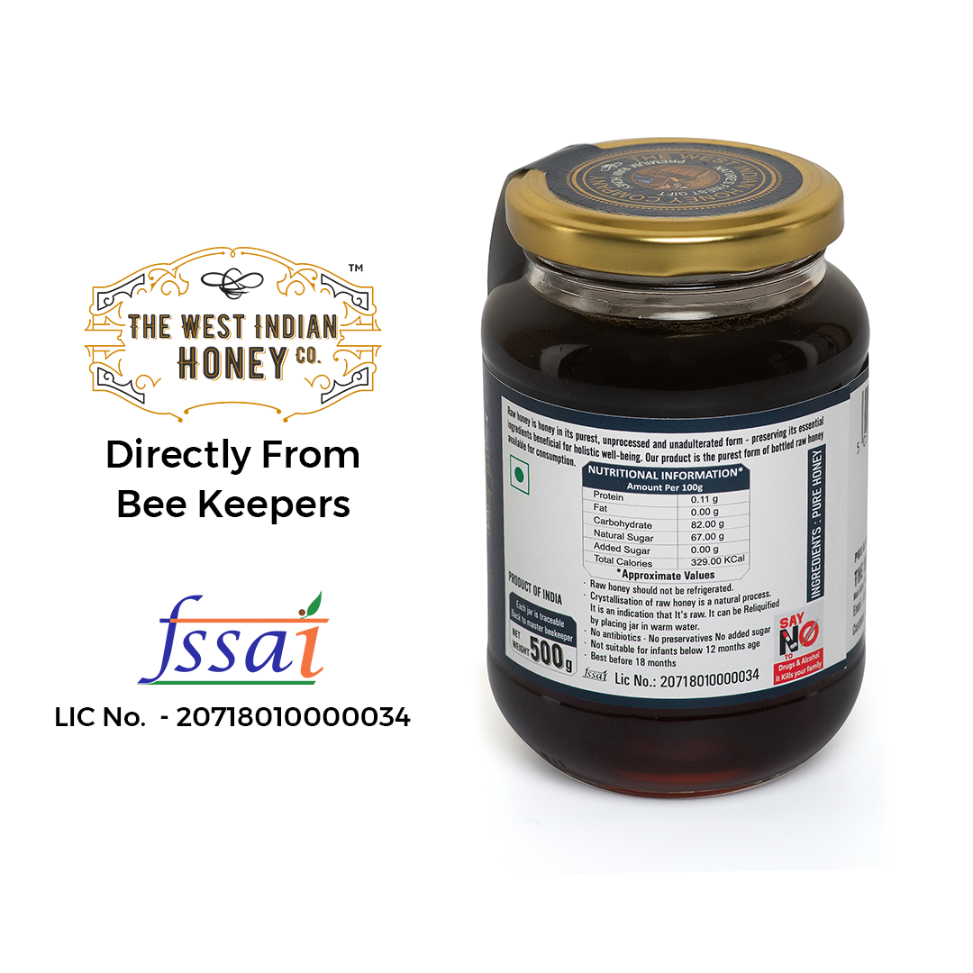 premium raw honey nutritional information