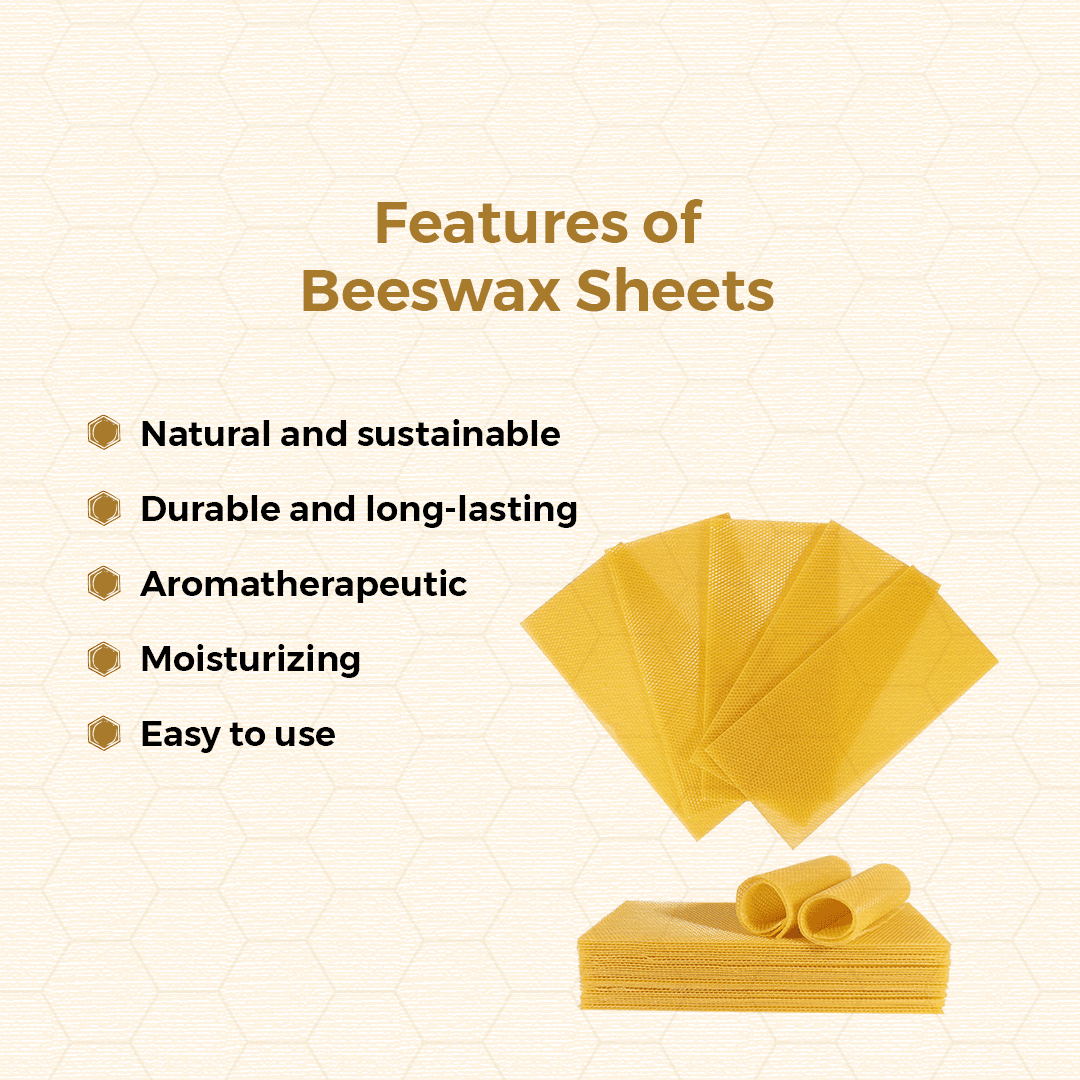 Bees Wax Sheets features