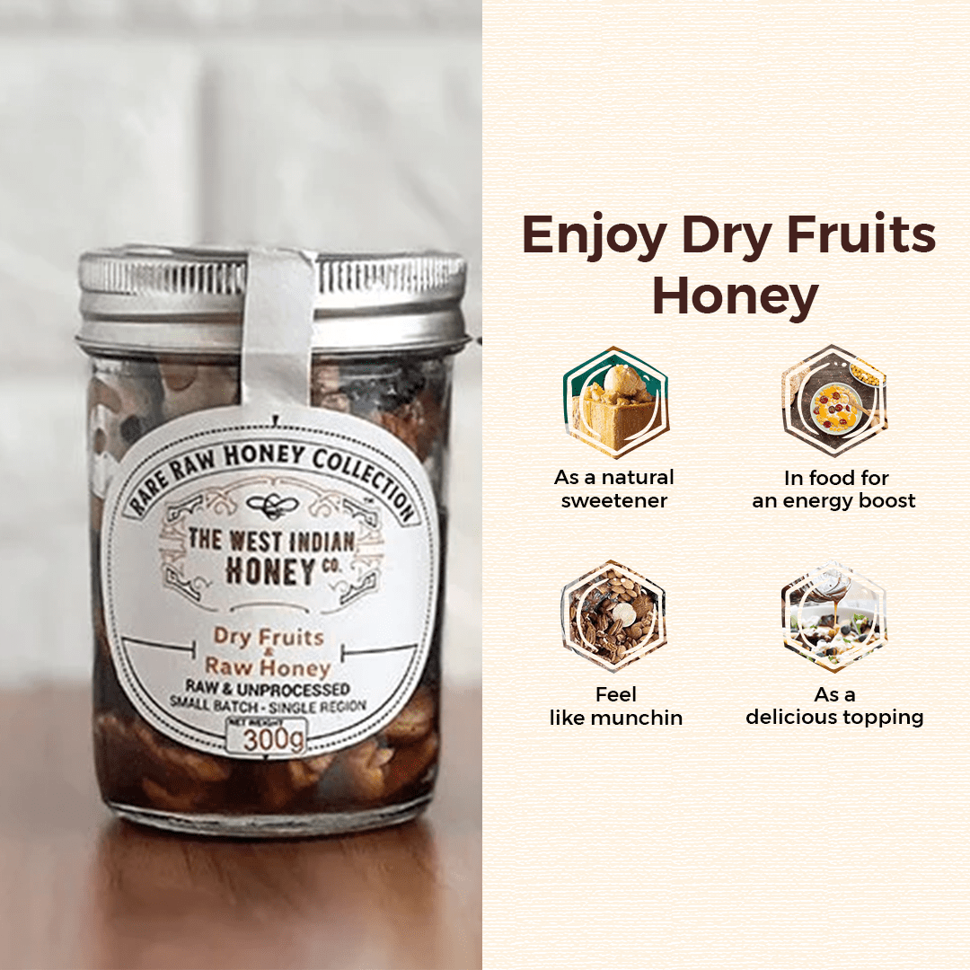 dry fruit honey uses