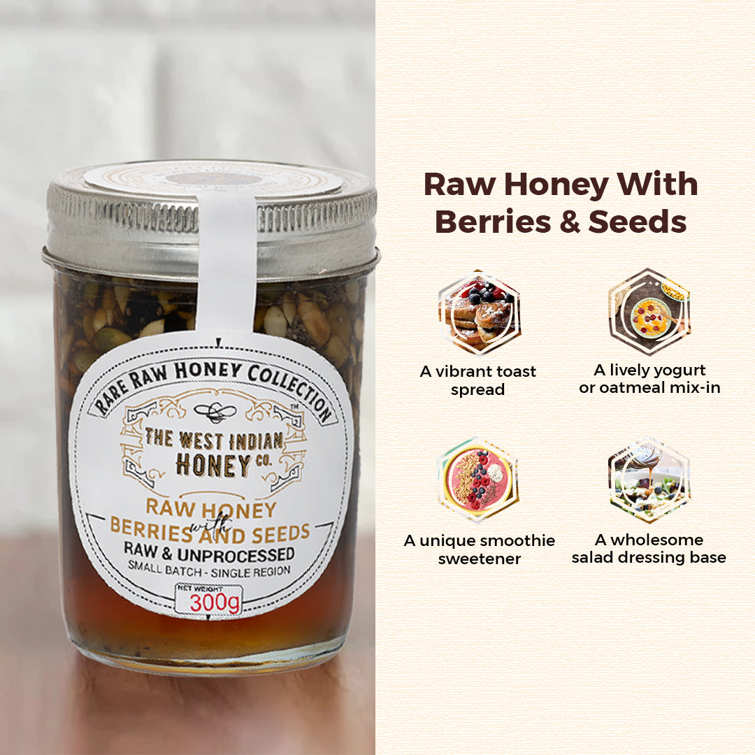 Raw Honey with Seeds & Berries