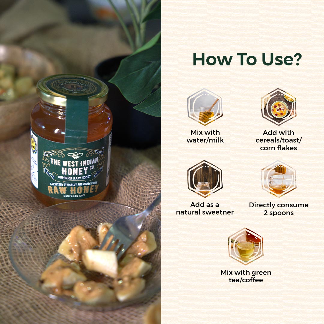 Raw Unprocessed Superior Honey - 500 g
