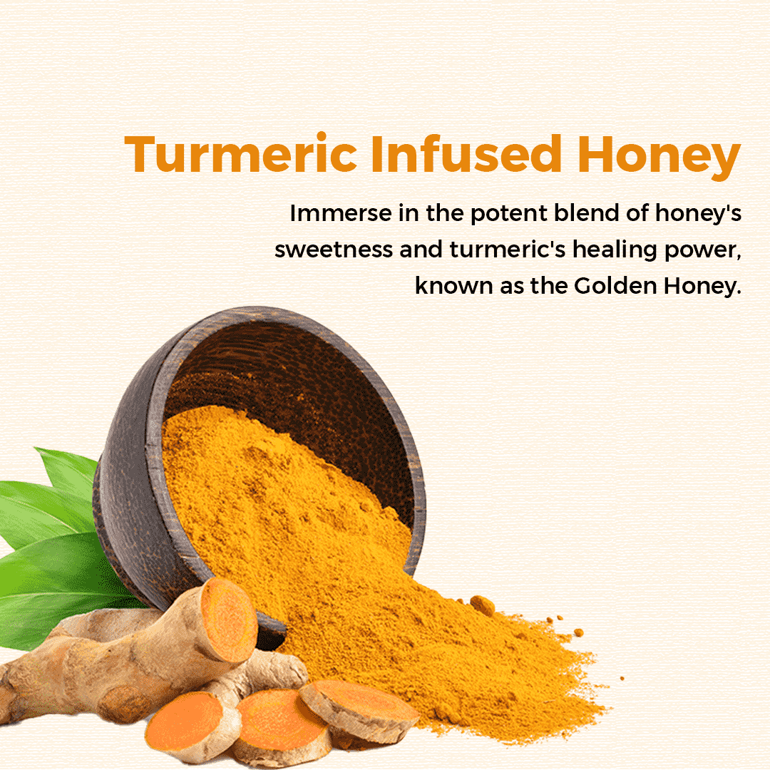 Turmeric infused honey