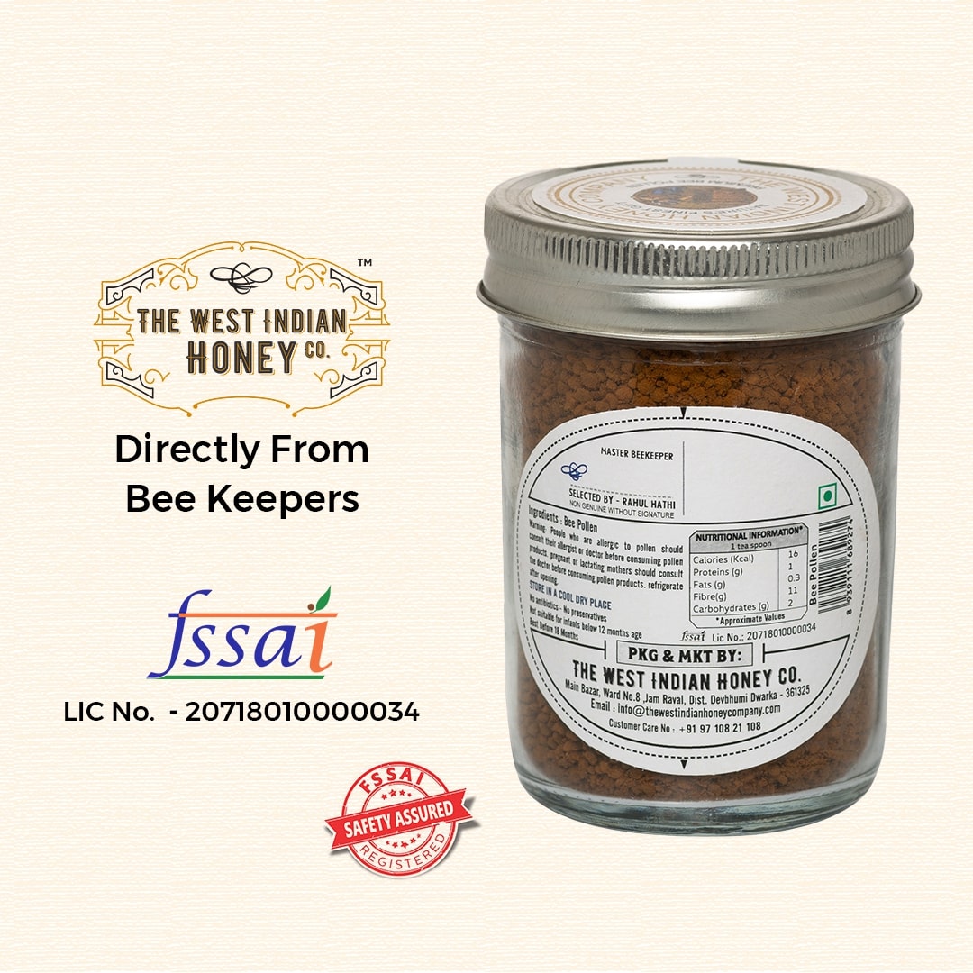Bee pollen Nutrients information
