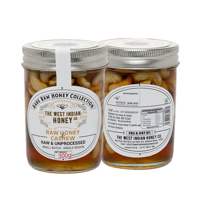 Raw Honey with Cashews, 300g (Pack of 2)