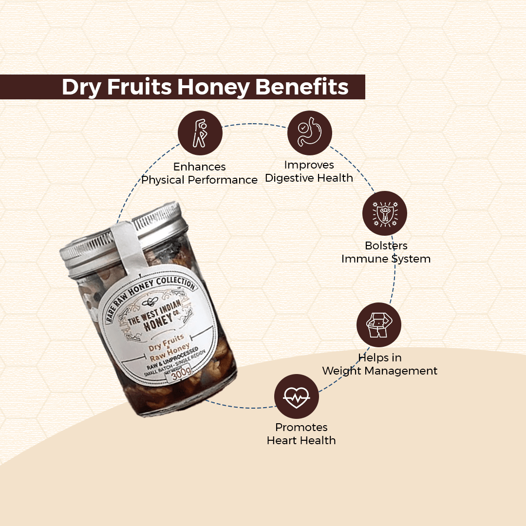 dry fruit raw honey benefits
