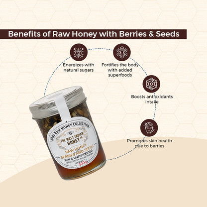 Raw Honey with Seeds & Berries