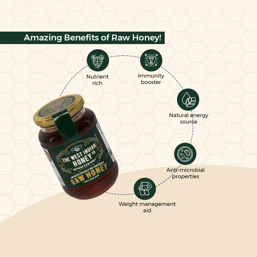 Raw Unprocessed Superior Honey - 500 g