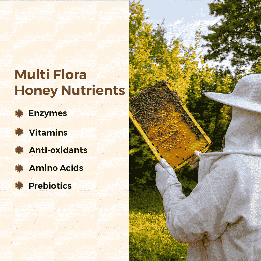 Multi Flora Honey nutrients