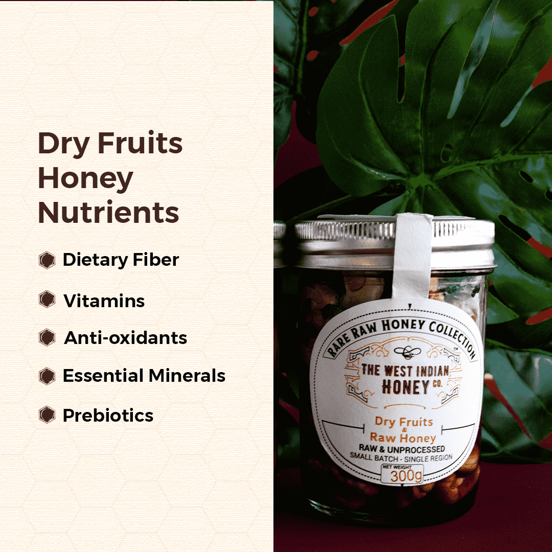 Dry fruit honey Nutrients