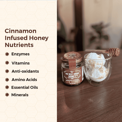 Cinnamon infused honey nutrients