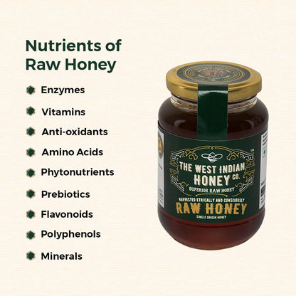 Raw Unprocessed Superior Honey - 500 g