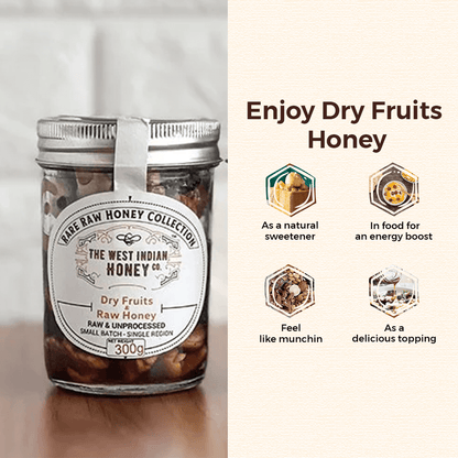 Dry fruit honey uses