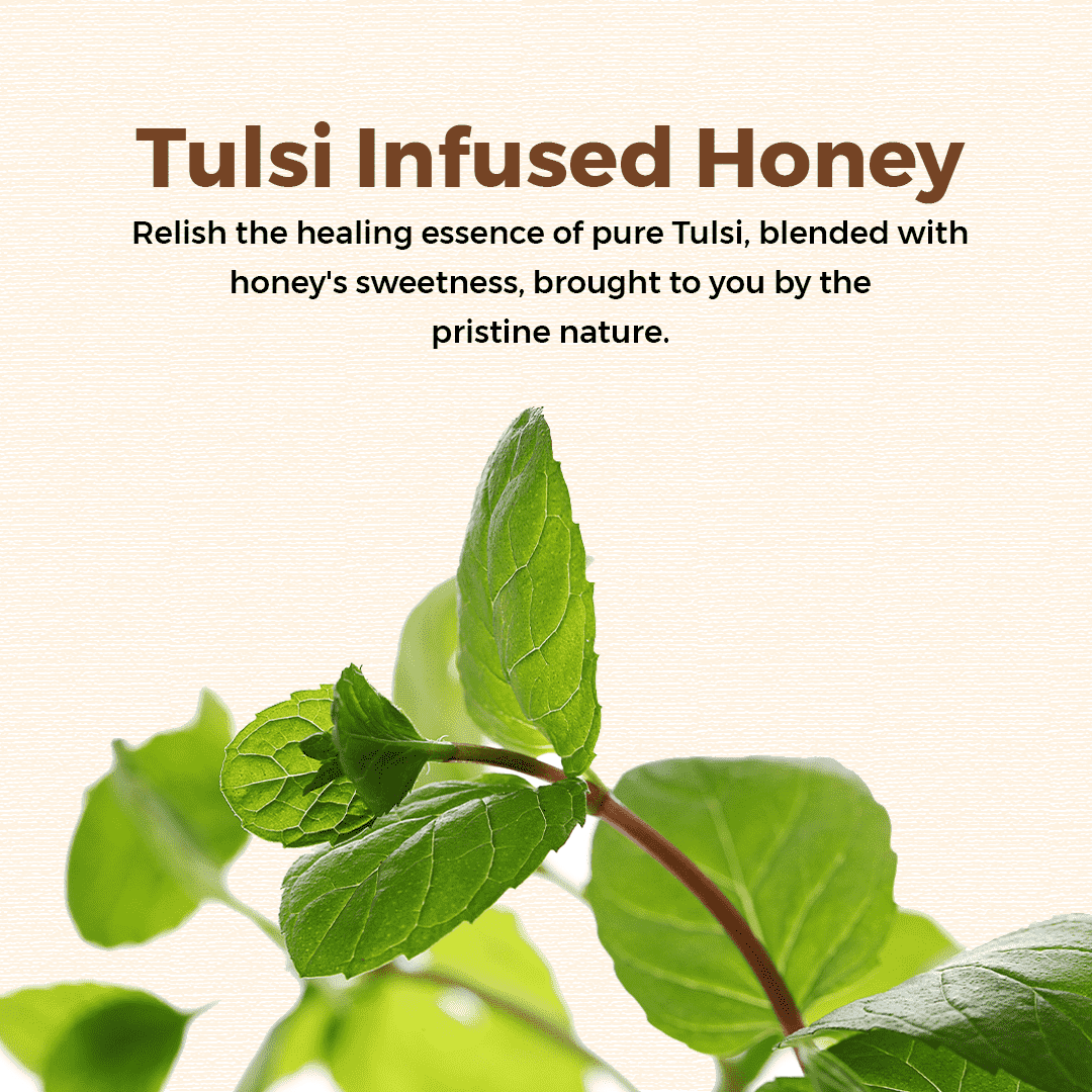 Tulsi infused honey