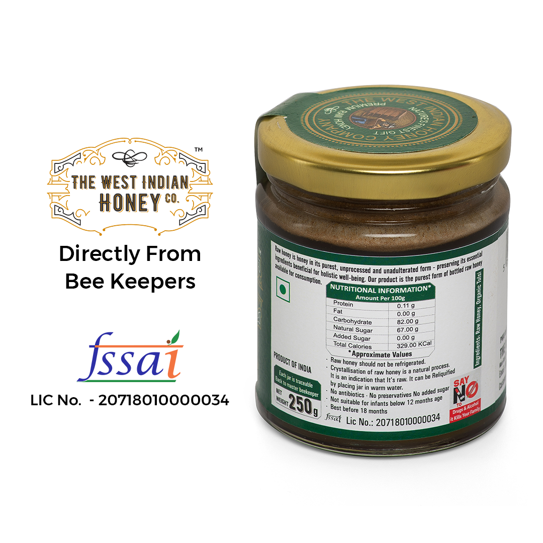 Tulsi Infused honey nutritional information