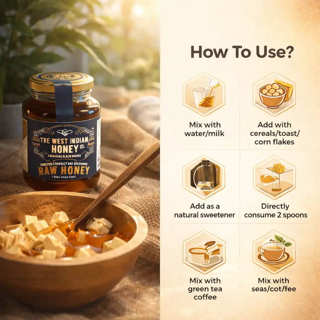 Raw Unprocessed Premium Honey