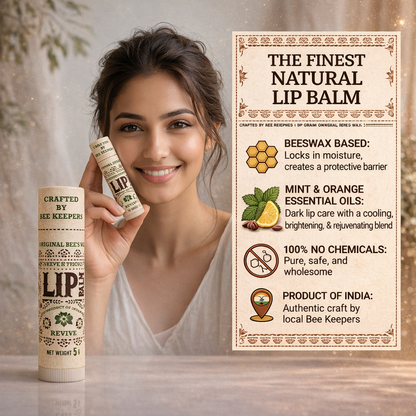 Real Bees Wax Lip Balm - Revive