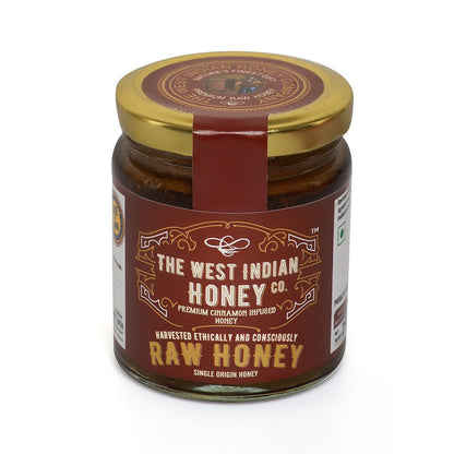 Raw Unprocessed Cinnamon Infused Honey