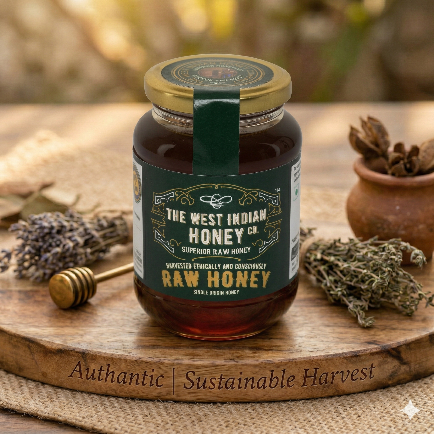Raw Unprocessed Superior Honey - 500 g