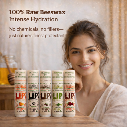 Bees wax lip Balm Combo pack of 5