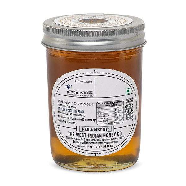 The west Indian honey co - Acacia Honey Nutritional information