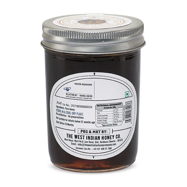 Raw Unprocessed Wild Flora Honey nutritional information