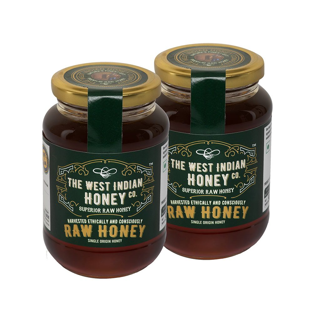 superior raw honey pack of two - 500g each