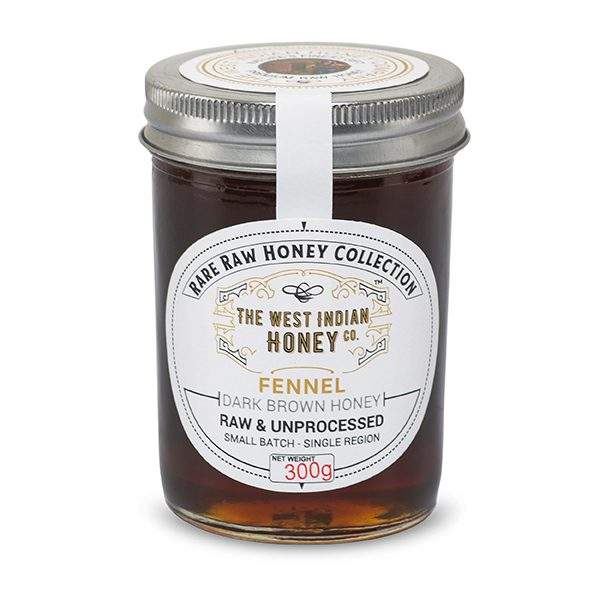 Raw Unprocessed Fennel Honey, 300g | Rare Collection