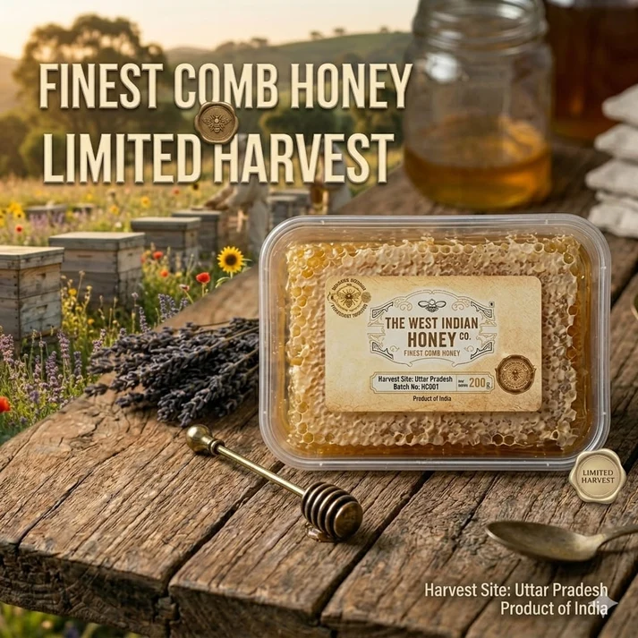 Finest Comb Honey - 200 Grams.