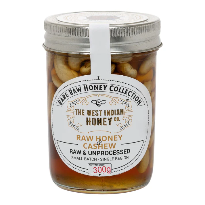 Raw Honey with Cashews, 300grams