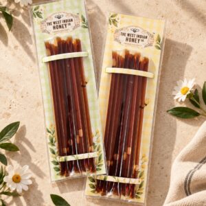 Raw Honey Sticks (1 Pack = 10 Sticks)